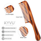 Handgefertigter, breiter Gentle Glide-Kamm (T18), 22,1 cm