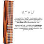 Handgefertigter 18,7 cm Premium Stylingkamm (T7)