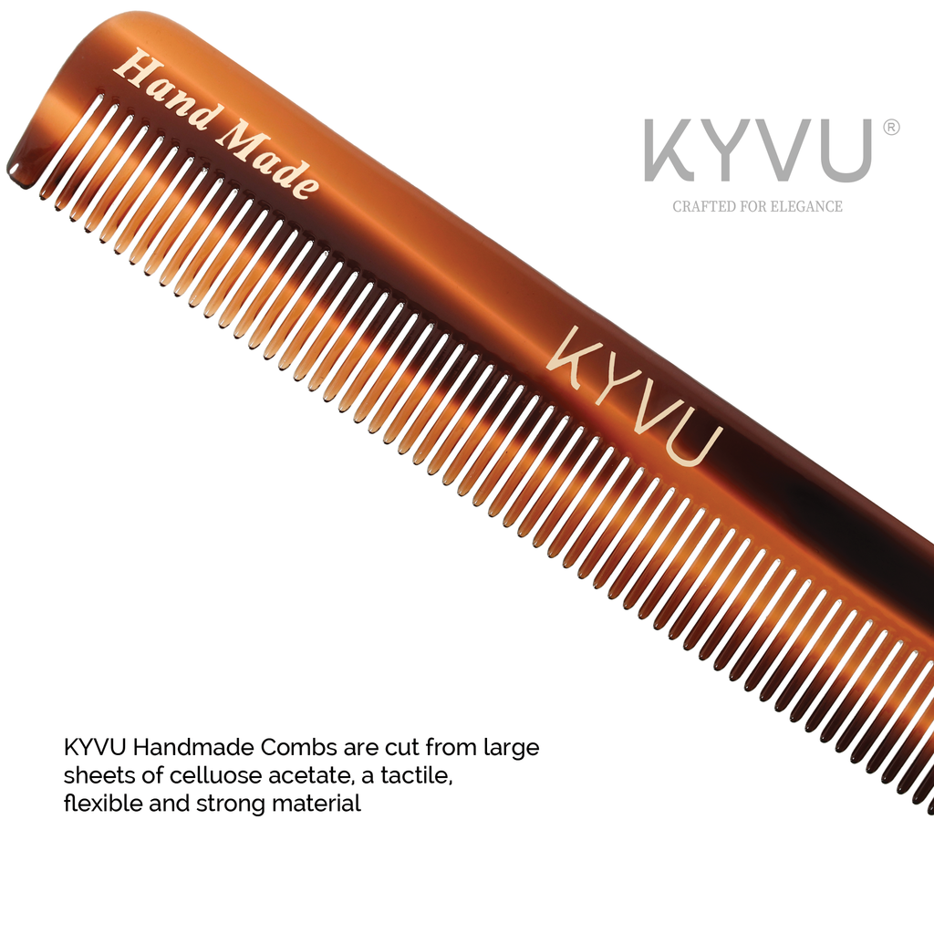Handgefertigter 12,3 cm kompakter Reisekamm (T23)