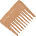 Peigne à cheveux compact en bois – Peigne de coiffure large (W5)